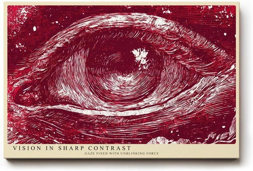 Sinus art wandbild auge - wandbild,